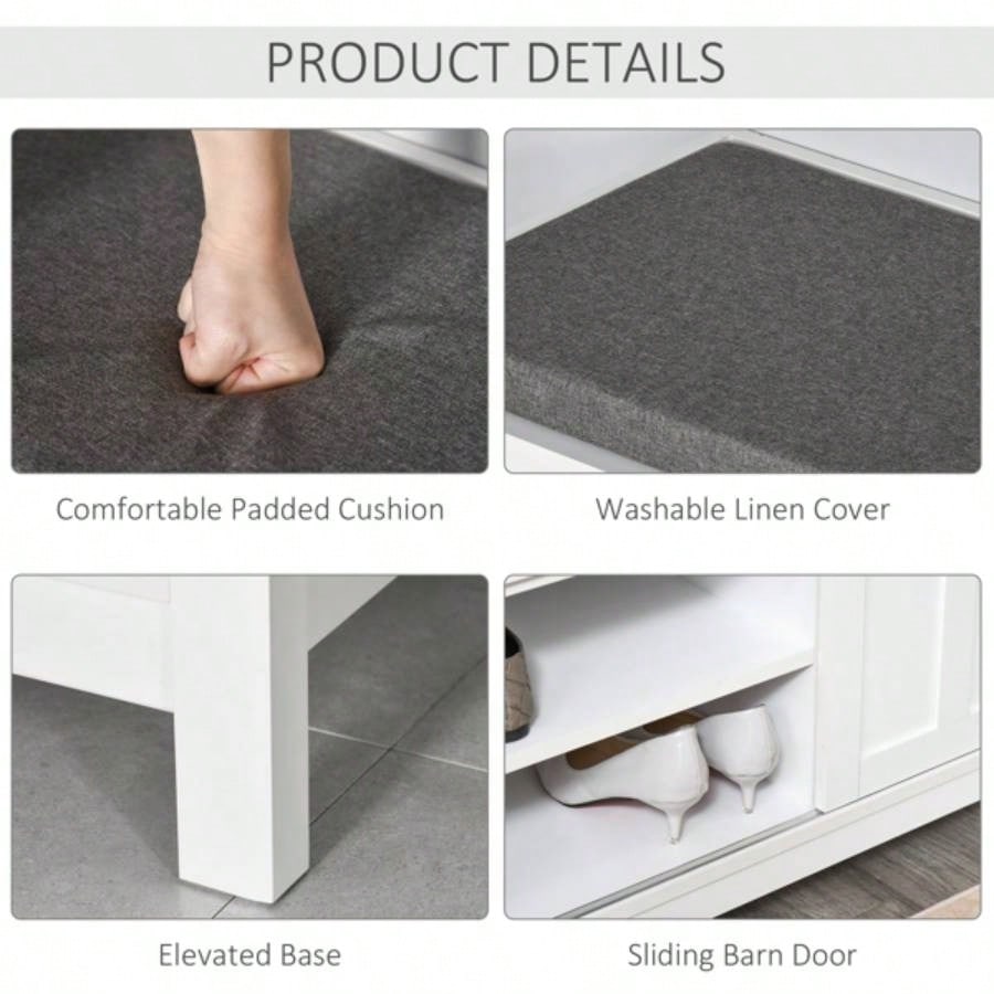 Shoe with Storage Cabinets Brown Prohibited by