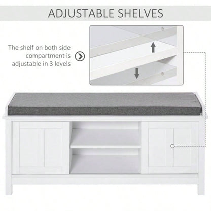 Shoe with Storage Cabinets Brown Prohibited by