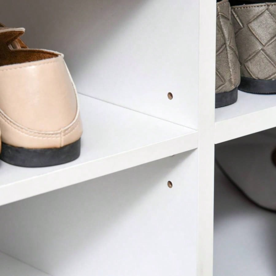 Shoe with Storage Cabinets Brown Prohibited by