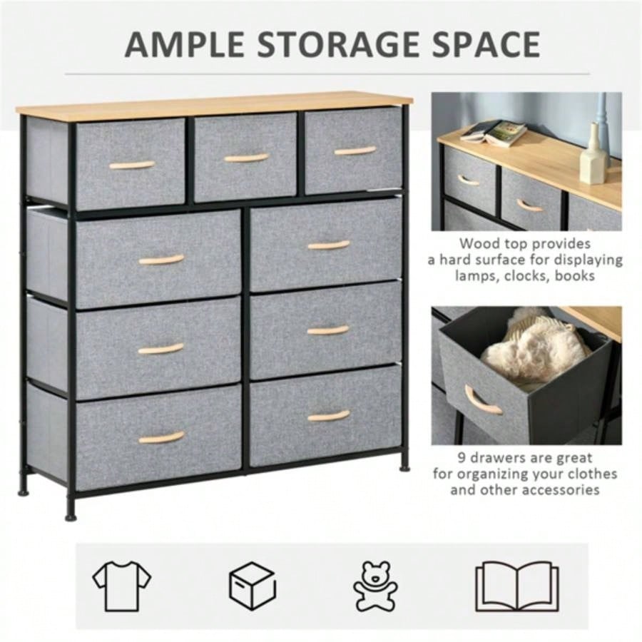 Kitchen Storage Cabinet/Fabric Cabinet - Light Prohibited by