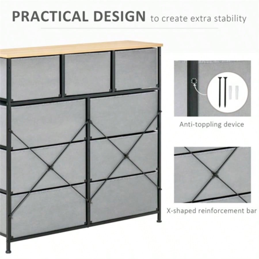 Kitchen Storage Cabinet/Fabric Cabinet - Light Prohibited by