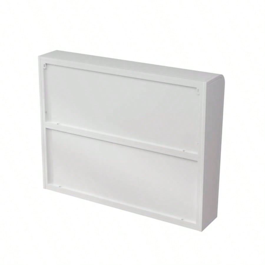 3 Door Arched Wall Mounted Glass Cabinets Kitchen, Living Room and BathroomWhite