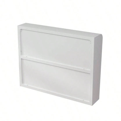 3 Door Arched Wall Mounted Glass Cabinets Kitchen, Living Room and BathroomWhite