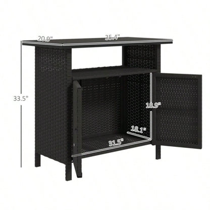 Rattan Storage Cabinet/Storage Cabinets/Lockers