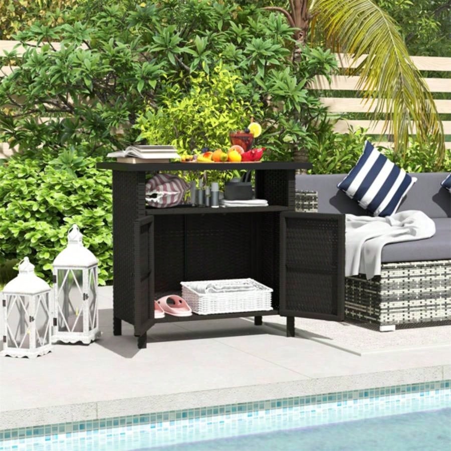 Rattan Storage Cabinet/Storage Cabinets/Lockers