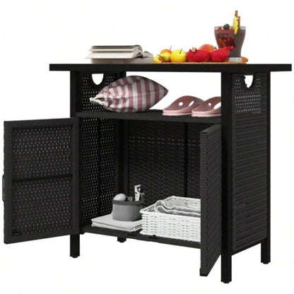 Rattan Storage Cabinet/Storage Cabinets/Lockers