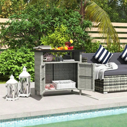 Rattan Storage Cabinet/Storage Cabinets/Lockers