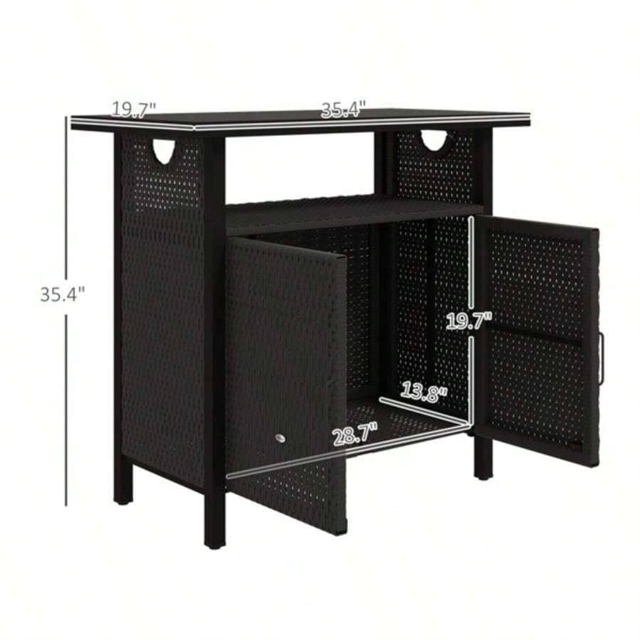 Rattan Storage Cabinet/Storage Cabinets/Lockers