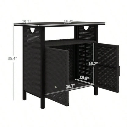 Rattan Storage Cabinet/Storage Cabinets/Lockers