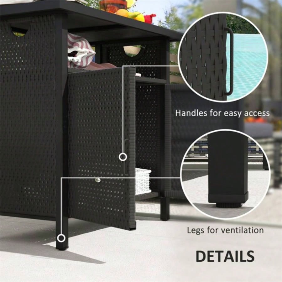Rattan Storage Cabinet/Storage Cabinets/Lockers