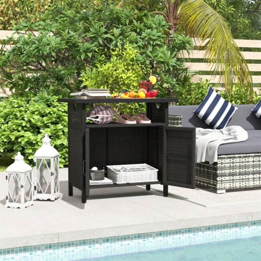 Rattan Storage Cabinet/Storage Cabinets/Lockers