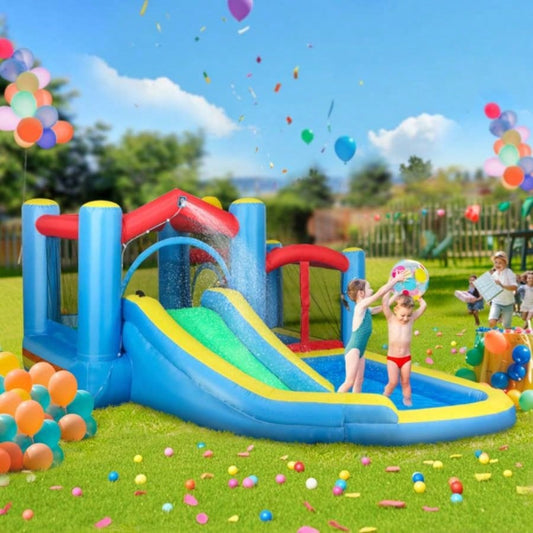 Kids PlayhouseInflatable Slide Bounce House Prohibited by