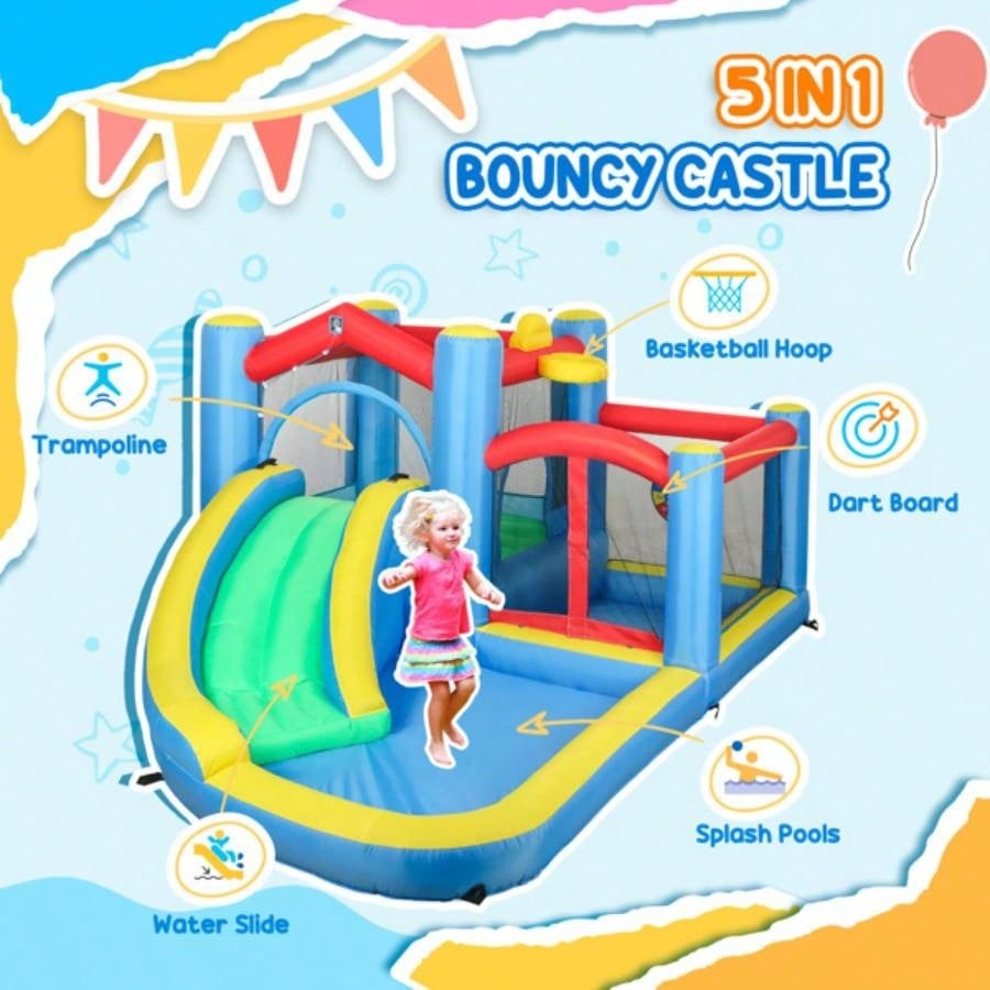 Kids PlayhouseInflatable Slide Bounce House Prohibited by