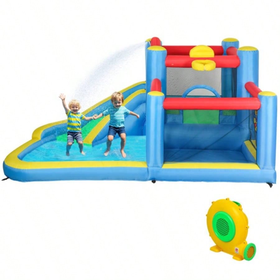 Kids PlayhouseInflatable Slide Bounce House Prohibited by
