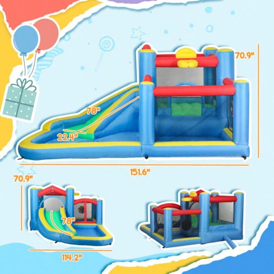 Kids PlayhouseInflatable Slide Bounce House Prohibited by