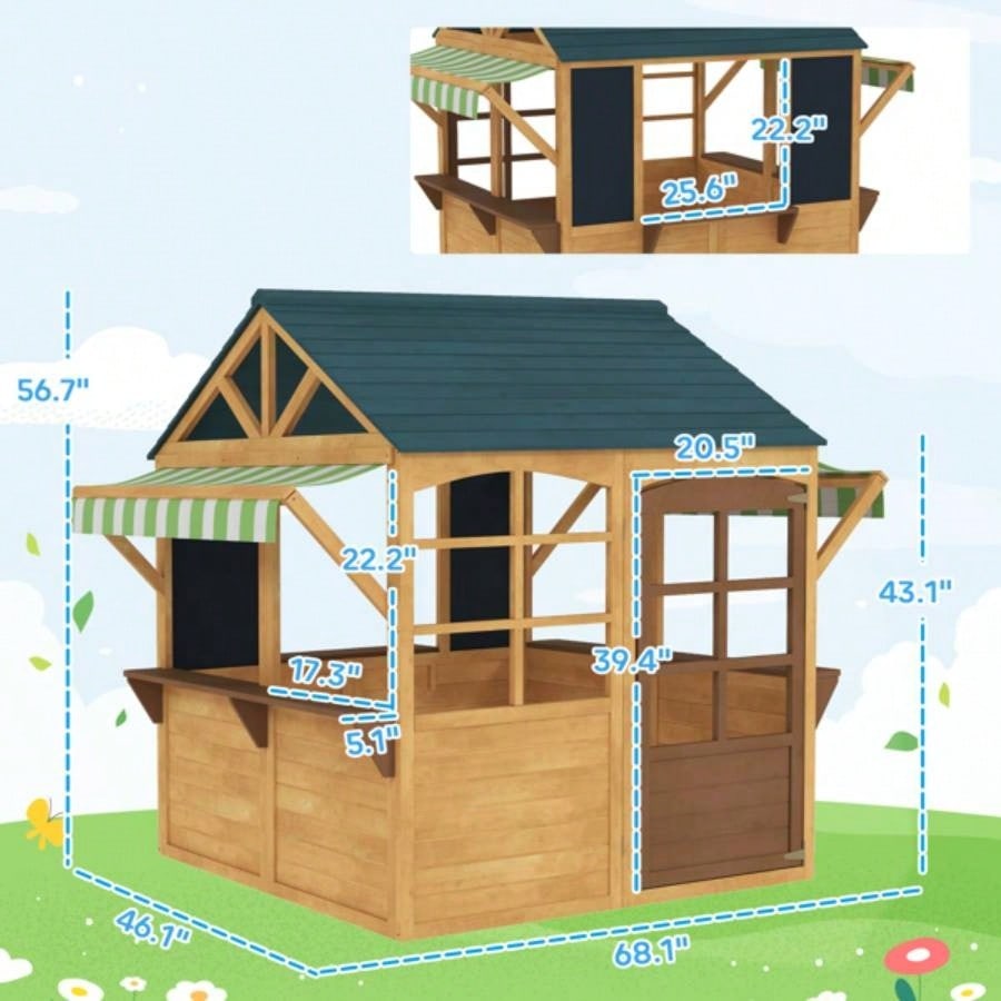 Wooden Playhouse, Popular styles for  2025 year