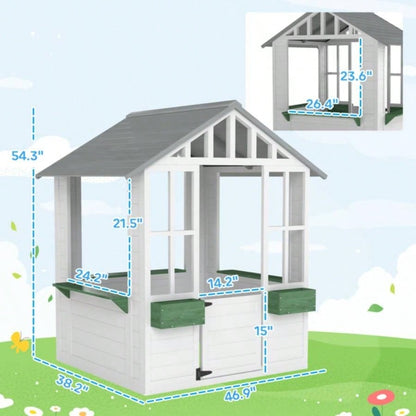 Kids Wooden PlayhouseWooden Playhouse