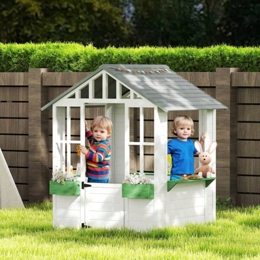 Kids Wooden PlayhouseWooden Playhouse
