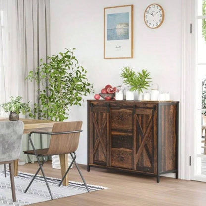 Cabinet Kitchen Sideboard Brown Prohibited by