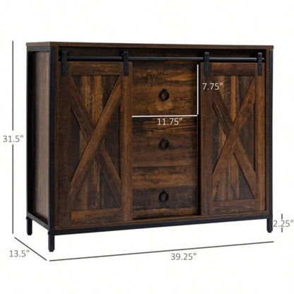 Cabinet Kitchen Sideboard Brown Prohibited by