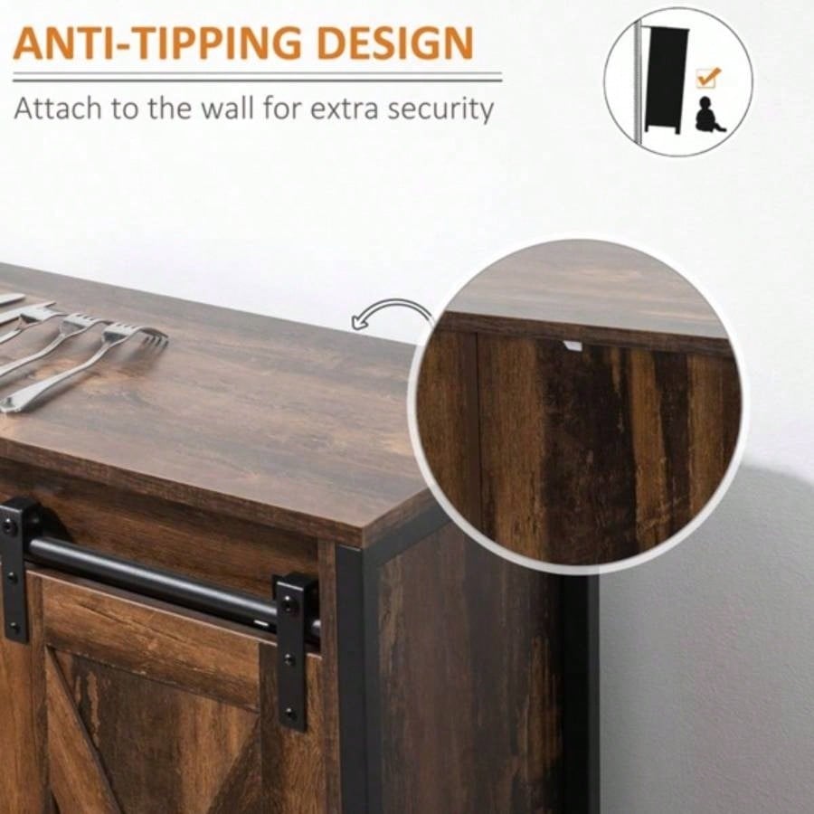 Cabinet Kitchen Sideboard Brown Prohibited by