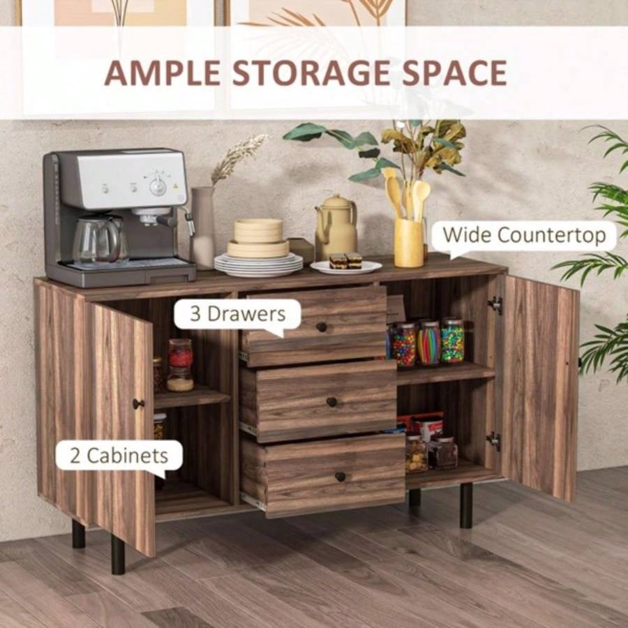 Storage Cabinet - Rustic Brown Prohibited by