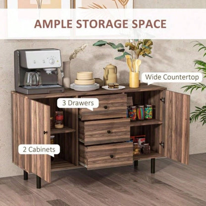 Storage Cabinet - Rustic Brown Prohibited by
