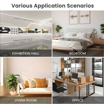 4 - Tier Glass Display Cabinet, Double Door Glass Cabinet, Four Partitions, Two Locks, Floor Standing Storage Cabinet Living Room, Bedroom, Showroom and Office, White, 31.5Lx 14.2x 66.3H