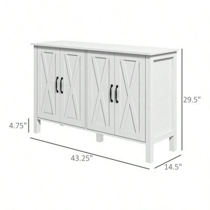 Kitchen Buffet Cabinet White Prohibited by