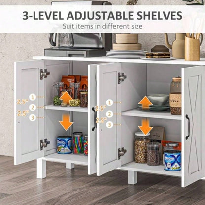 Kitchen Buffet Cabinet White Prohibited by