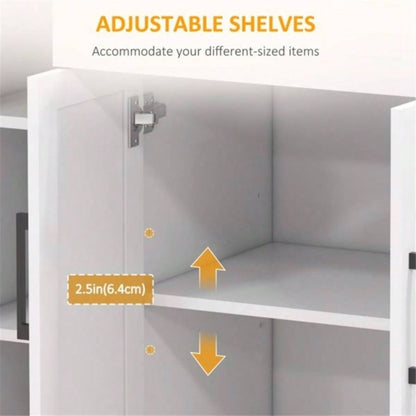 Kitchen Cart/Storage cabinet - White Prohibited by