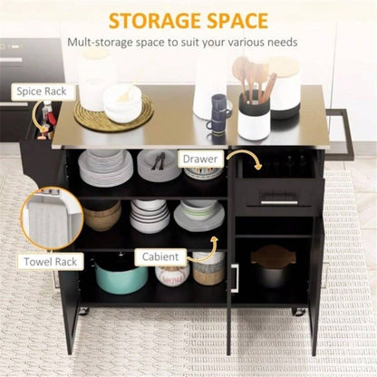 Kitchen Island/Storage cabinet Prohibited by