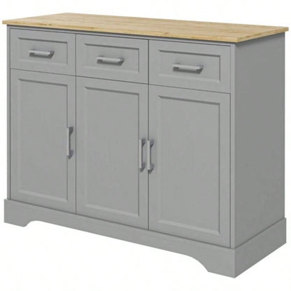 Kitchen Cabinet - Gray