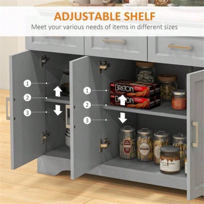 Kitchen Cabinet - Gray