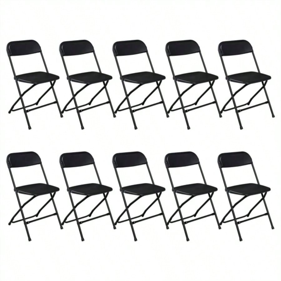Replace 5029727210pcs Injection Molding Classic Garden Plastic Folding Chair Black