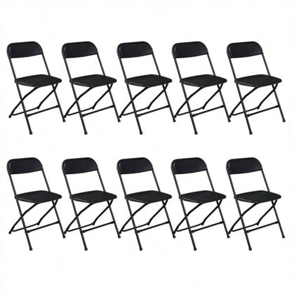 Replace 5029727210pcs Injection Molding Classic Garden Plastic Folding Chair Black