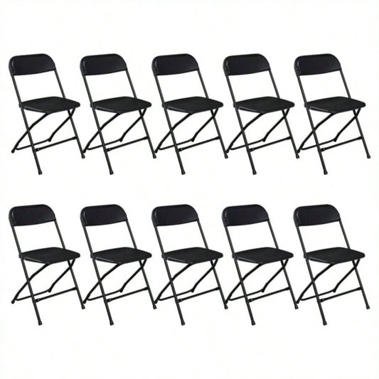 Replace 5029727210pcs Injection Molding Classic Garden Plastic Folding Chair Black