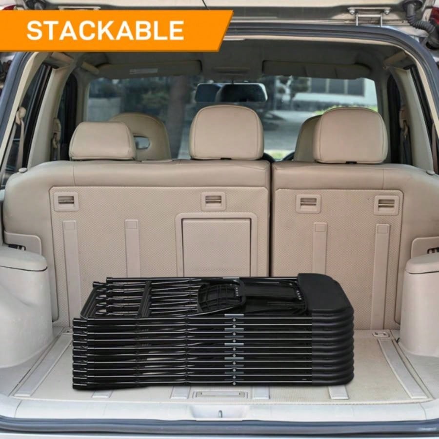 Replace 5029727210pcs Injection Molding Classic Garden Plastic Folding Chair Black