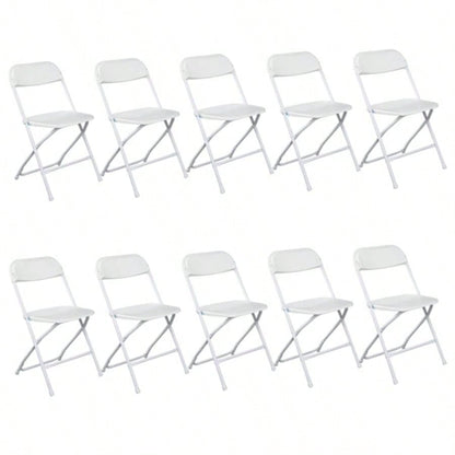 Replace 1099598610pcs Injection Molding Classic Garden Plastic Folding Chair White 1