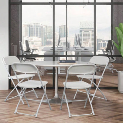 Replace 1099598610pcs Injection Molding Classic Garden Plastic Folding Chair White 1