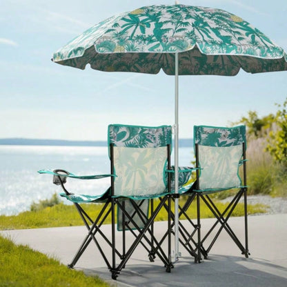 Portable Outdoor 2 - Folding Chair with Removable Pineapple 2
