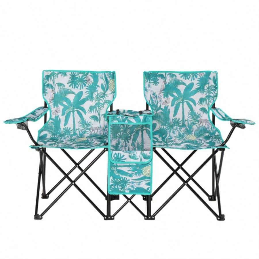 Portable Outdoor 2 - Folding Chair with Removable Pineapple 2
