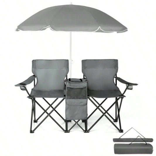 Portable Outdoor 2 - Folding Chair with Removable