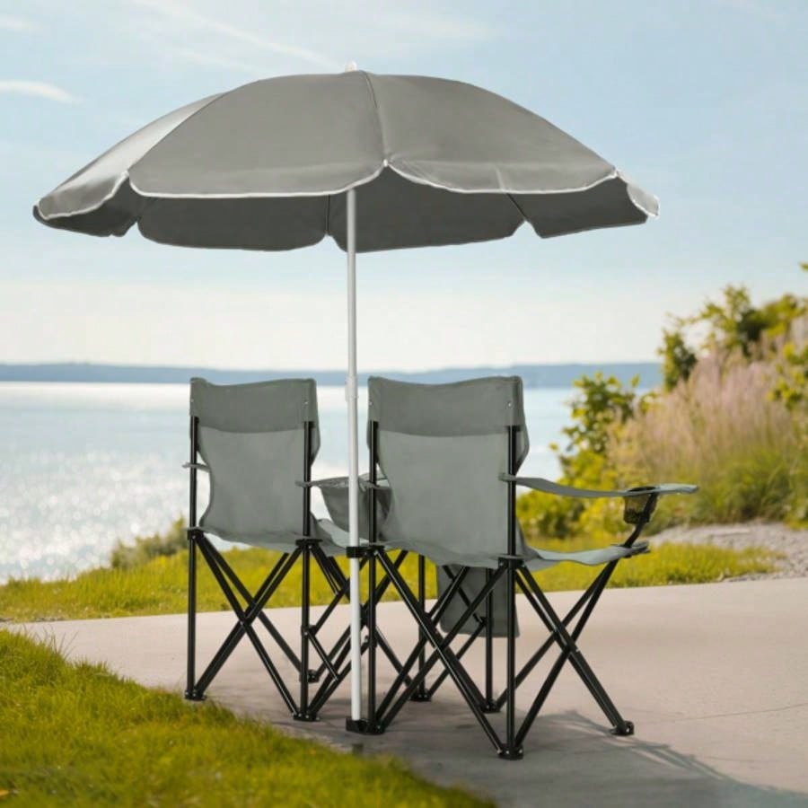 Portable Outdoor 2 - Folding Chair with Removable