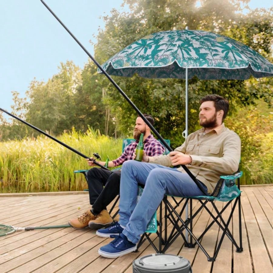 Portable Outdoor 2 - Folding Chair with Removable Pineapple 2