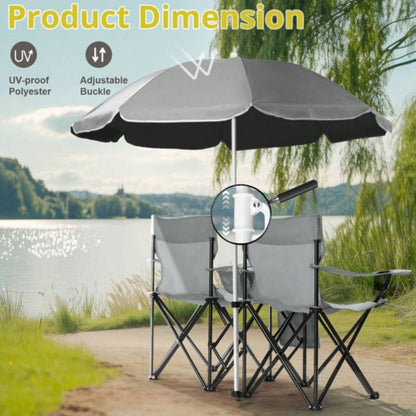 Portable Outdoor 2 - Folding Chair with Removable