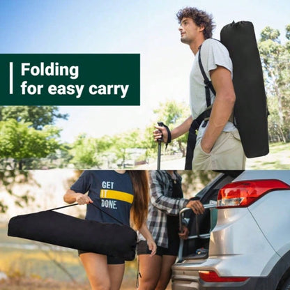 2 Pack 2 - in - 1 Camping Chair Reclining, Lightweight Folding Camping Chair with Adjustable Backrest Removable Footrest, Camping Lounge Chair with Headrest, Cup Holder, Storage Bag, Beach Lawn Conc