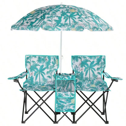 Portable Outdoor 2 - Folding Chair with Removable Pineapple 2