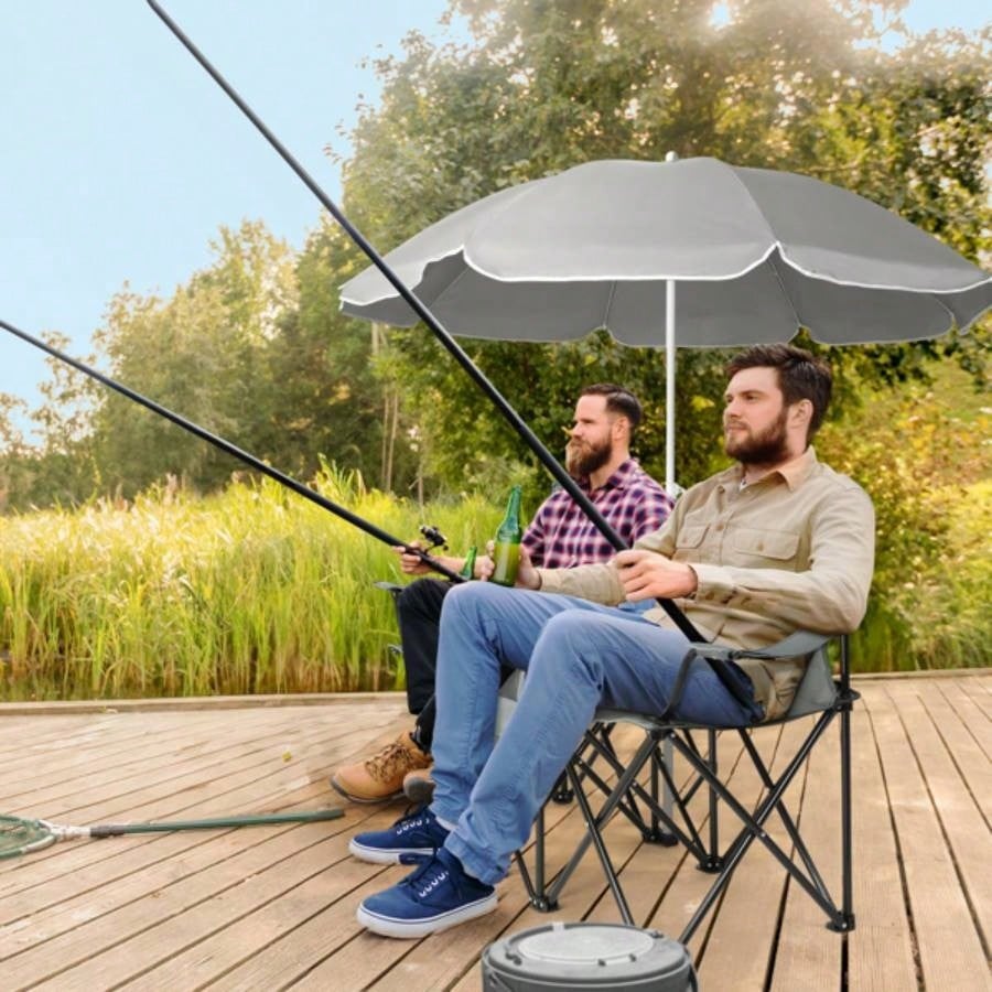 Portable Outdoor 2 - Folding Chair with Removable