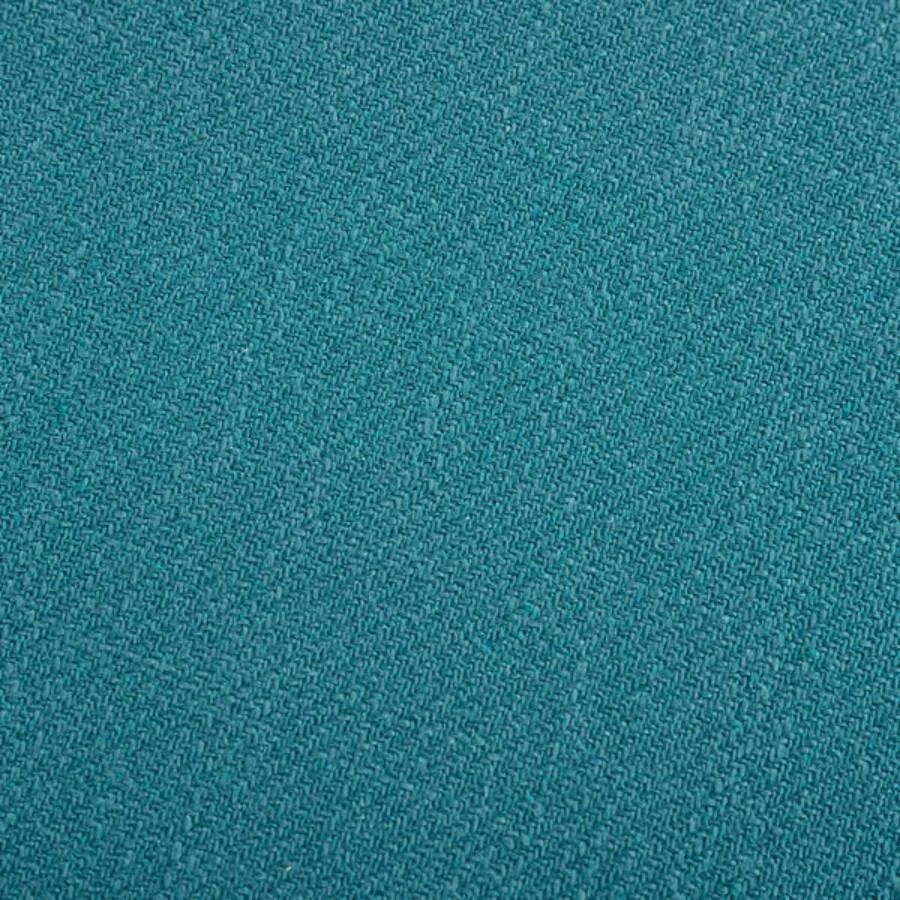 Blue Linen - Textured Storage Ottoman with Rubber Feet - 63215; 43215; 43cm Entryway, Bedroom or Living Room